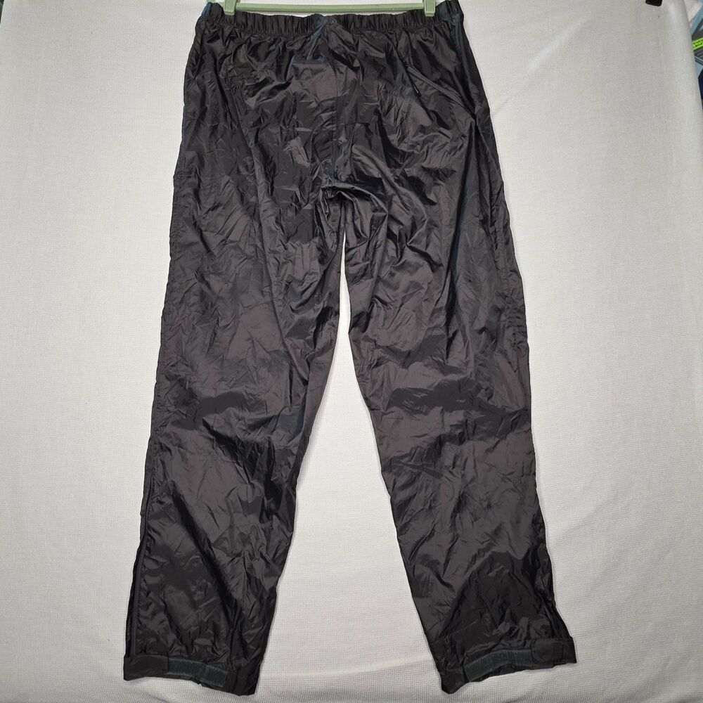 The North Face Men’s Nylon Hiking Pants XL Black Stow Pocket Zip Ankles Y2K